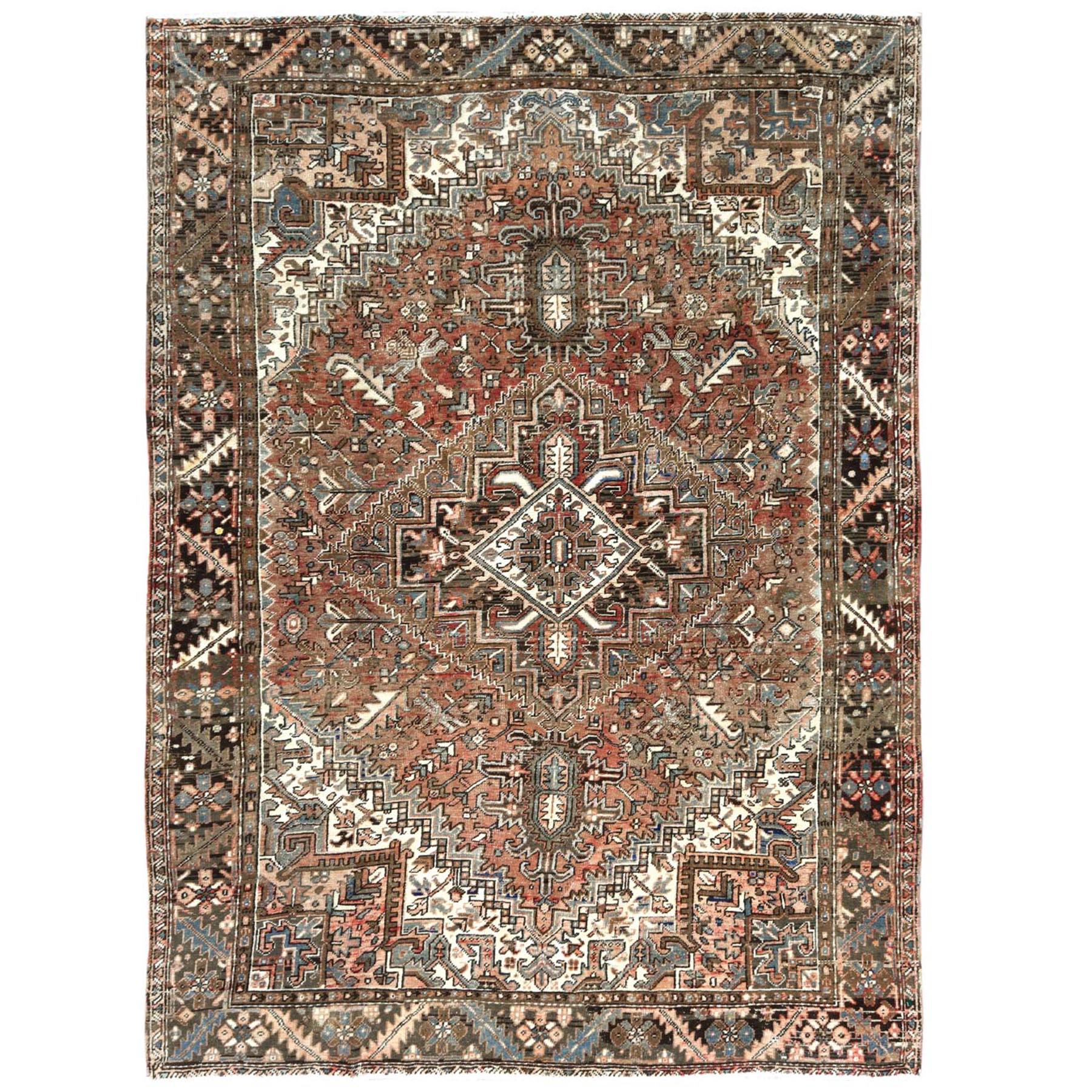Overdyed & Vintage Rugs LUV738396